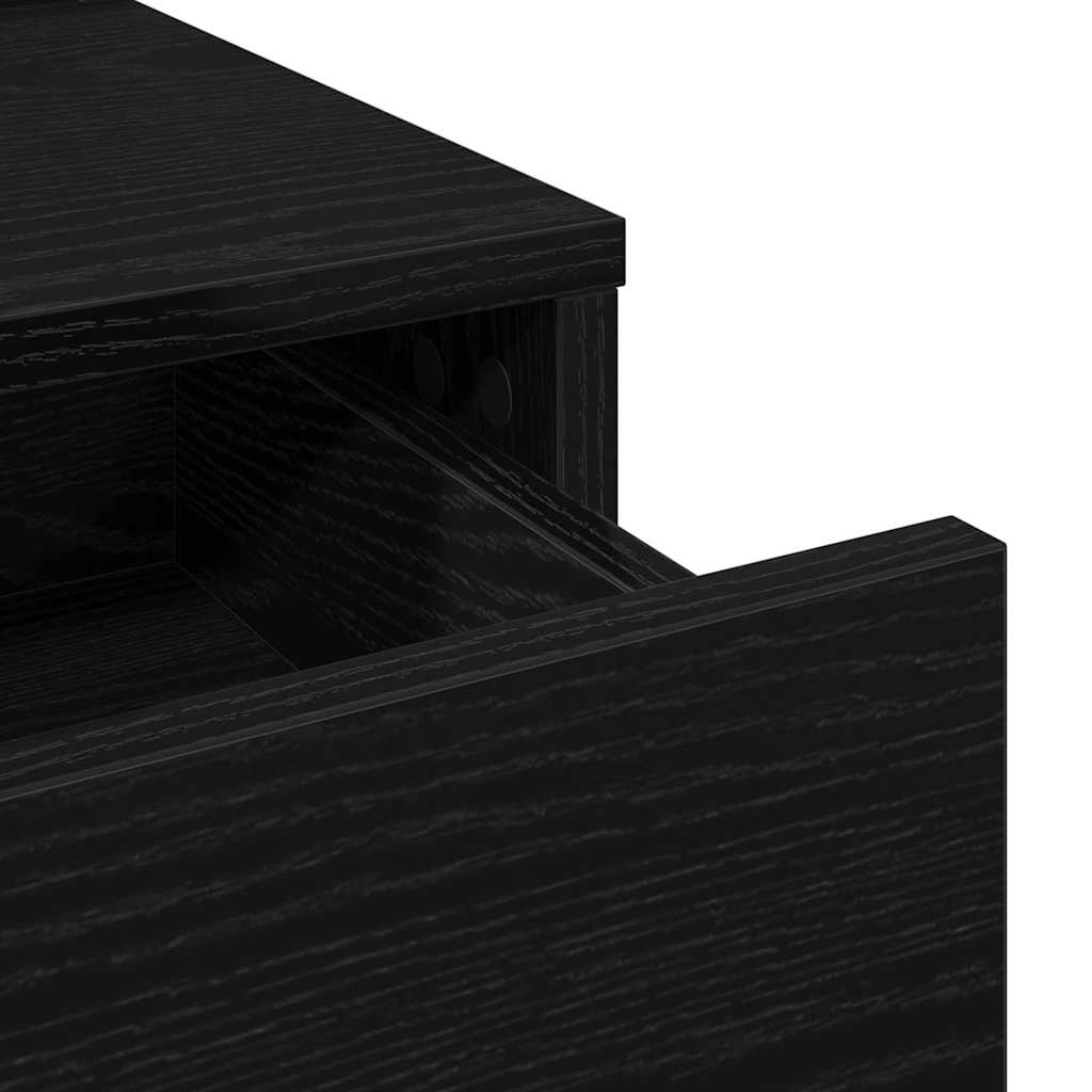 Coiffeuse Chêne noir 79 x 41 x 140 cm Bois d'ingénierie - XIOS