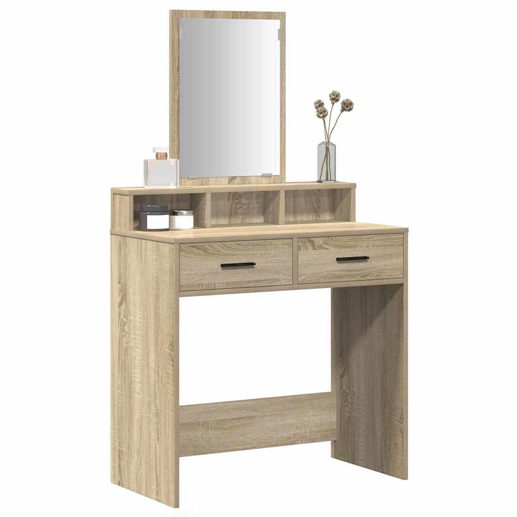 Table de Toilette avec tiroir Chêne Sonoma 79 x 41 x 140 cm - XIOS