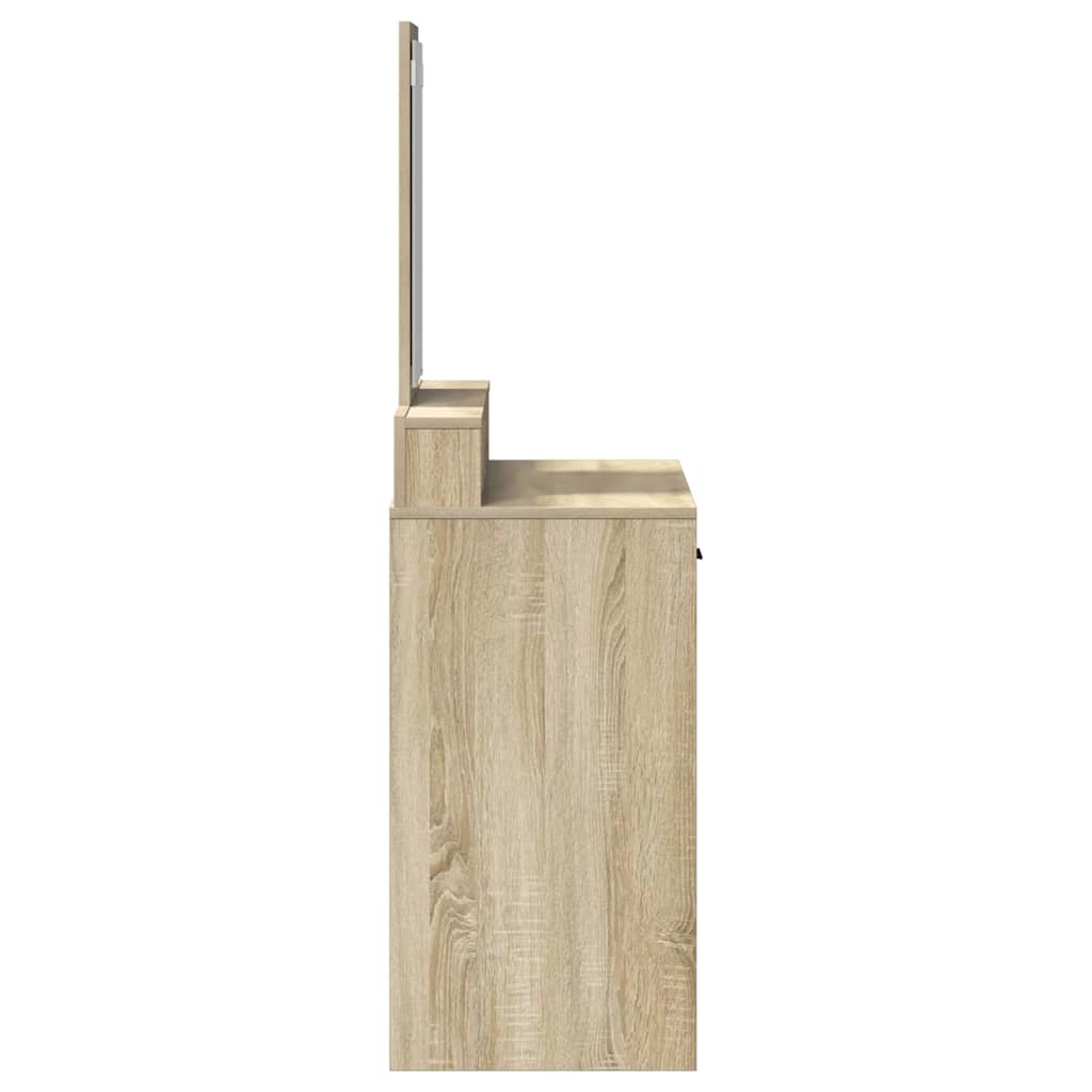 Table de Toilette avec tiroir Chêne Sonoma 79 x 41 x 140 cm - XIOS