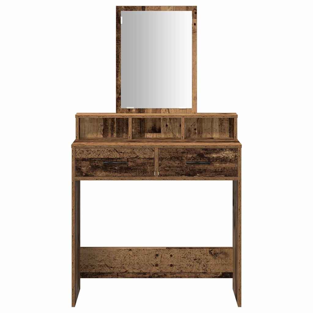 Table de Toilette avec tiroir Bois ancien 79 x 41 x 140 cm - XIOS