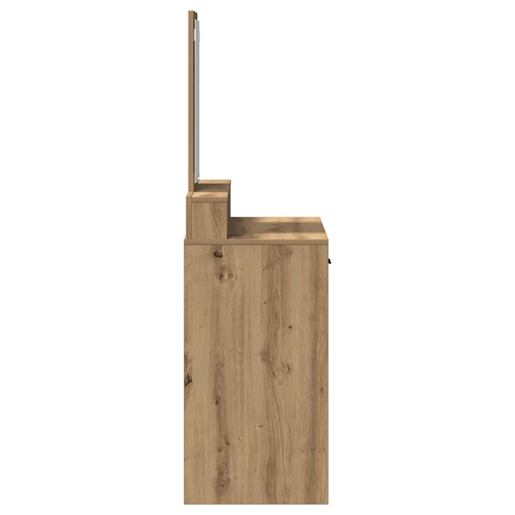 Table de Toilette avec tiroir Chêne artisanal 79 x 41 x 140 cm - XIOS