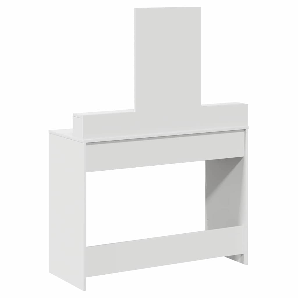 Table de Toilette Blanc 100 x 41 x 140 cm Bois d'ingénierie - XIOS