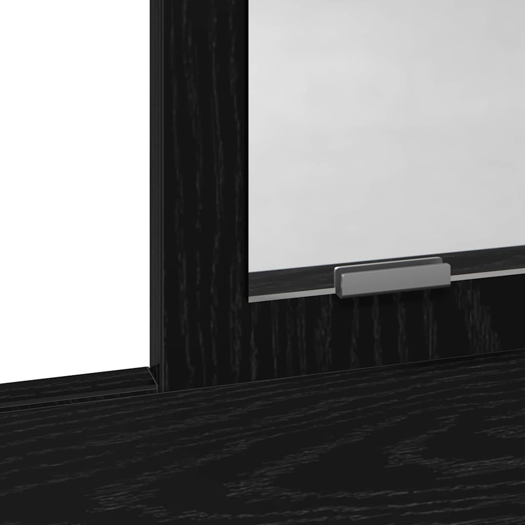 Table de Toilette avec tiroir Chêne noir 100 x 41 x 140 cm - XIOS