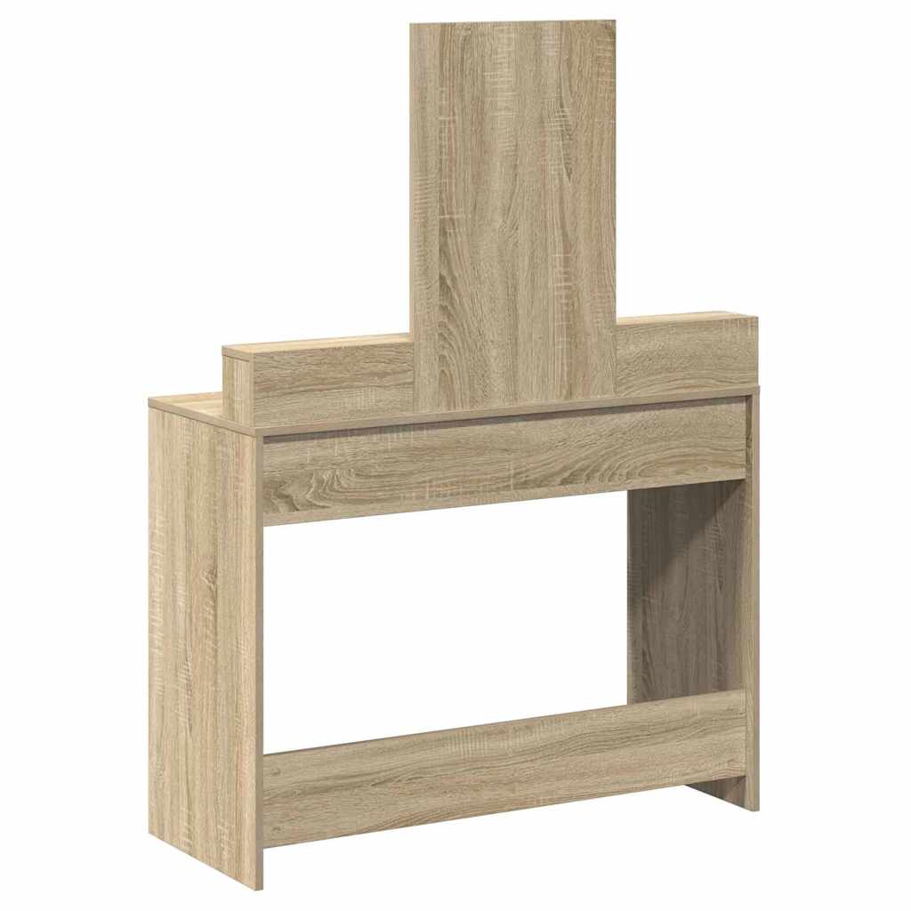 Table de Toilette avec tiroir Chêne Sonoma 100 x 41 x 140 cm - XIOS
