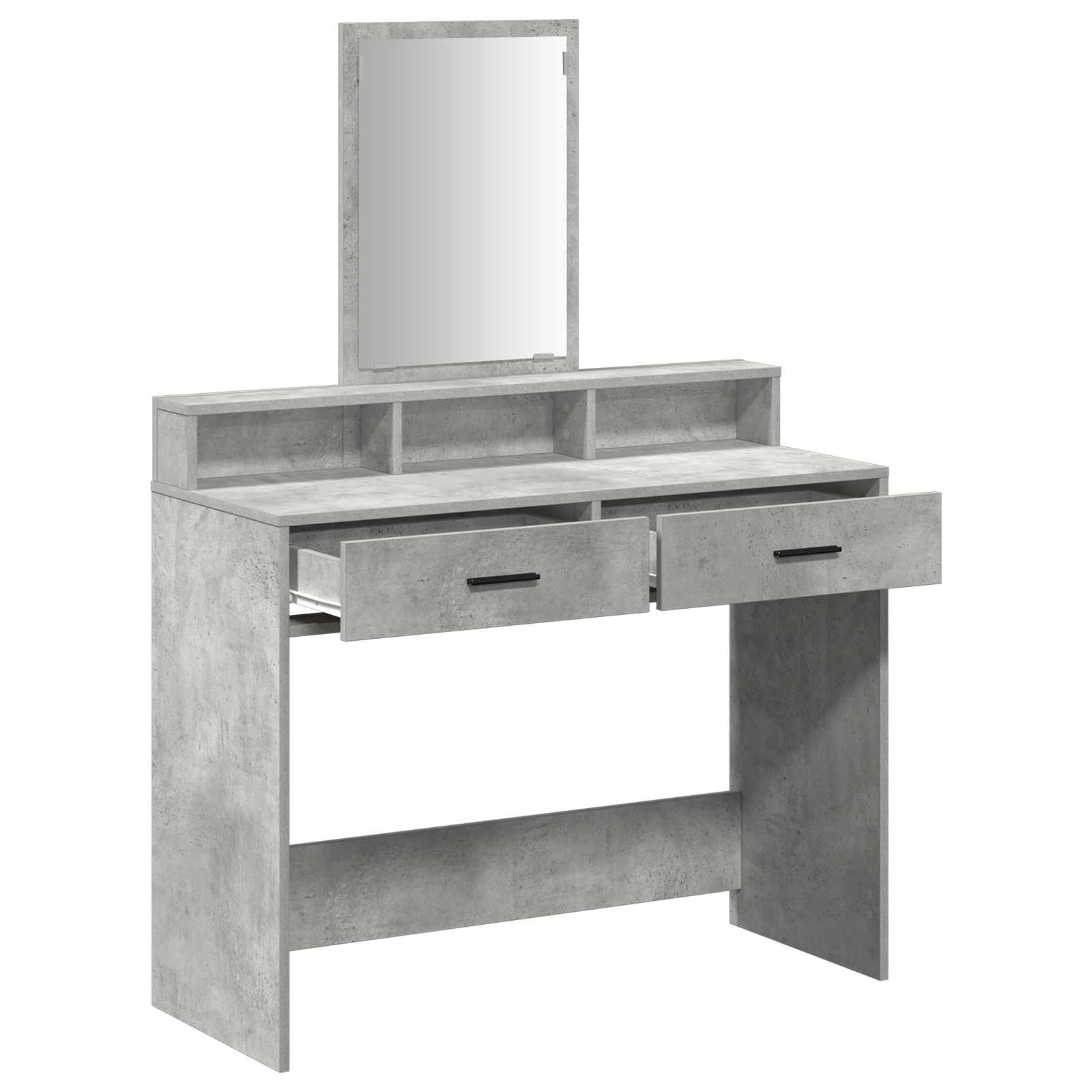 Table de Toilette Gris béton 100 x 41 x 140 cm - XIOS