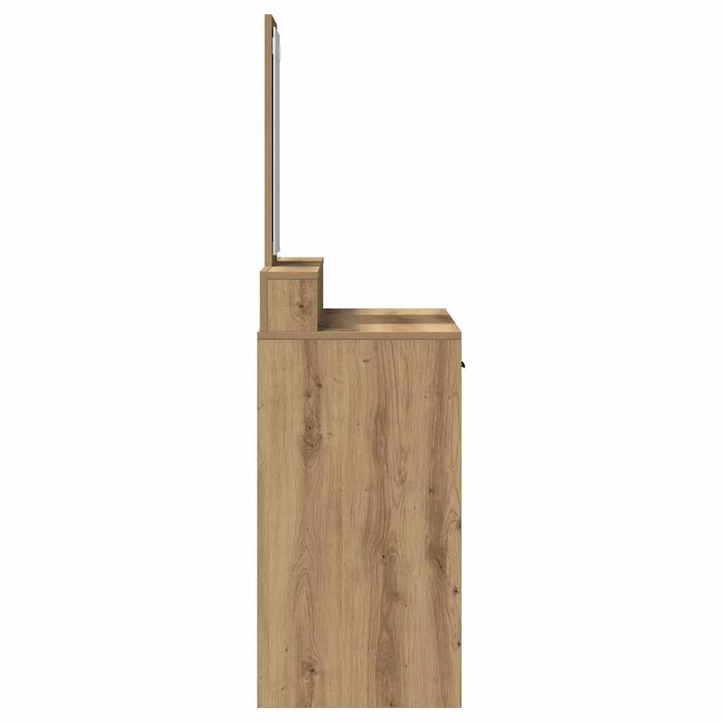 Table de Toilette avec tiroir Chêne artisanal 100 x 41 x 140 cm - XIOS