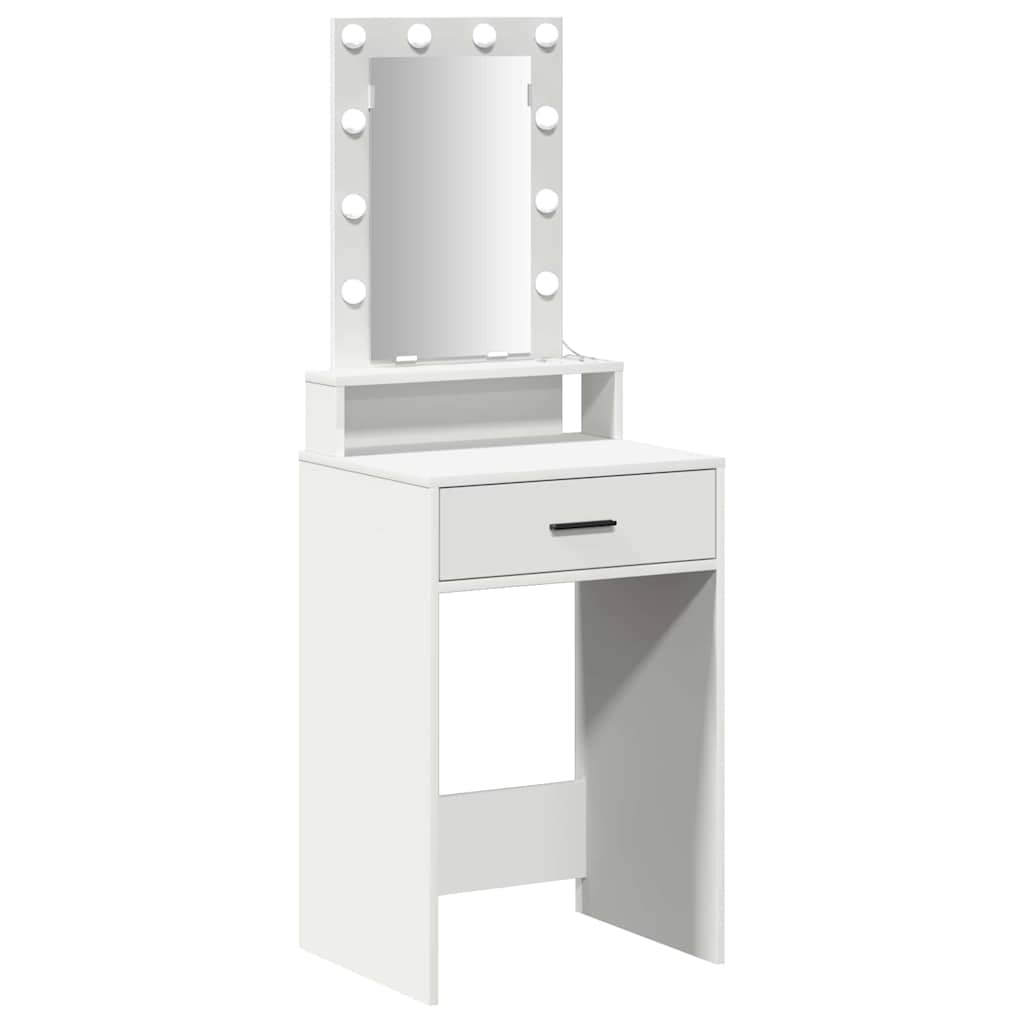 Table de Toilette Blanc 50 x 41 x 140 cm Bois d'ingénierie - XIOS