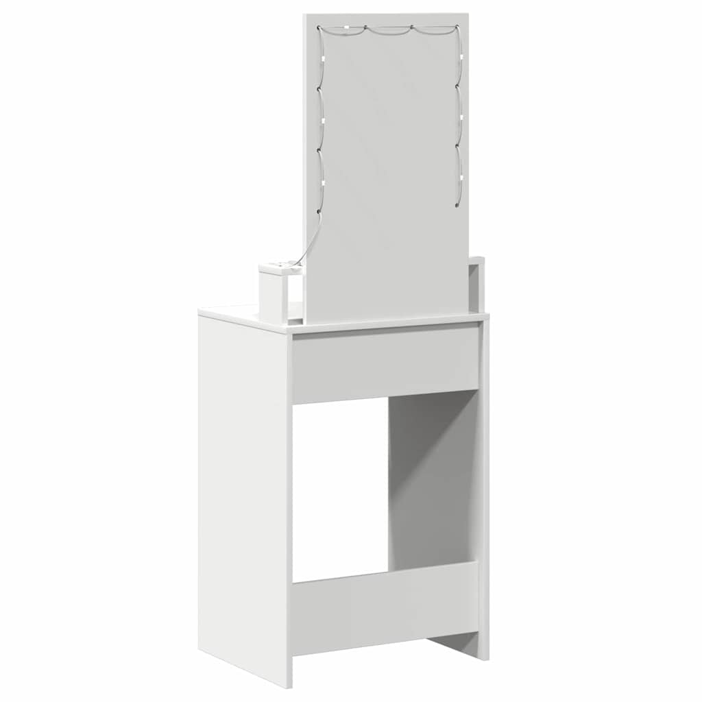 Table de Toilette Blanc 50 x 41 x 140 cm Bois d'ingénierie - XIOS