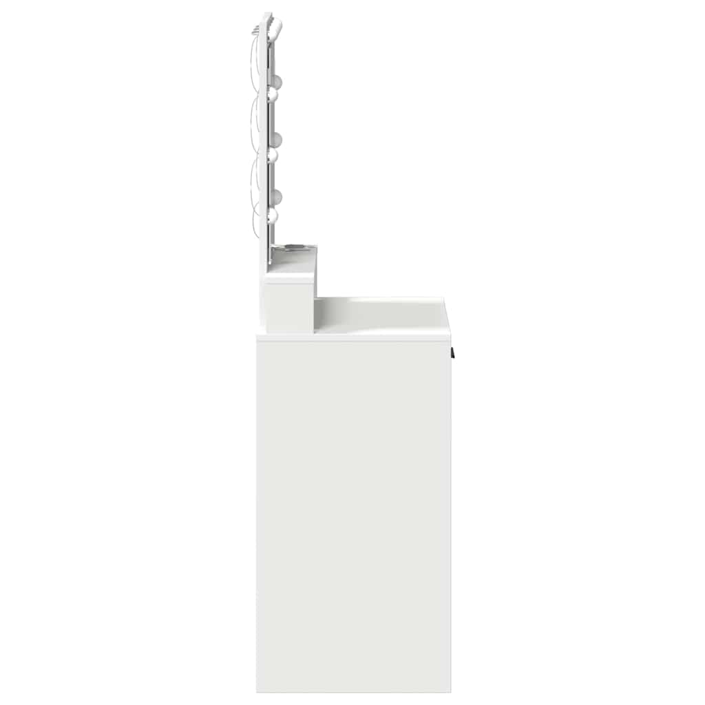 Table de Toilette Blanc 50 x 41 x 140 cm Bois d'ingénierie - XIOS