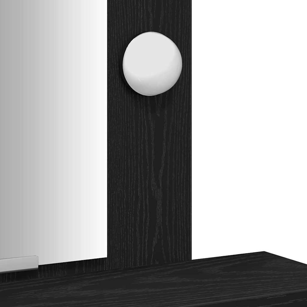 Table de Toilette Noir 50 x 41 x 140 cm Bois d'ingénierie - XIOS