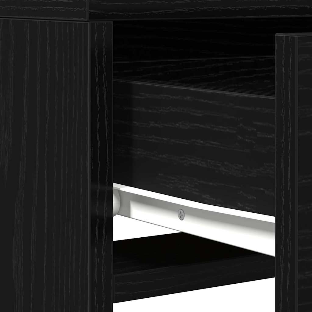 Table de Toilette Noir 50 x 41 x 140 cm Bois d'ingénierie - XIOS