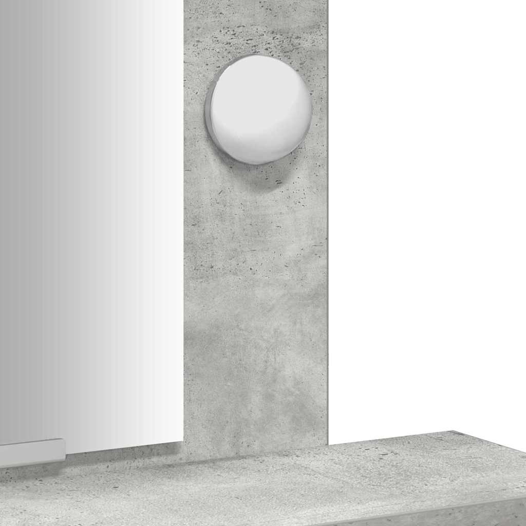 Table de Toilette Gris 50 x 41 x 140 cm Bois d'ingénierie - XIOS