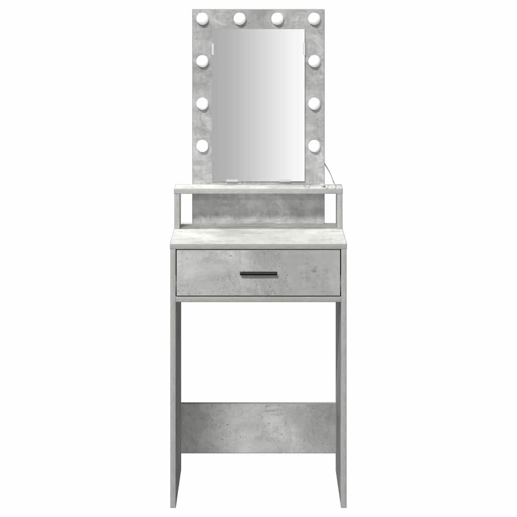 Table de Toilette Gris 50 x 41 x 140 cm Bois d'ingénierie - XIOS