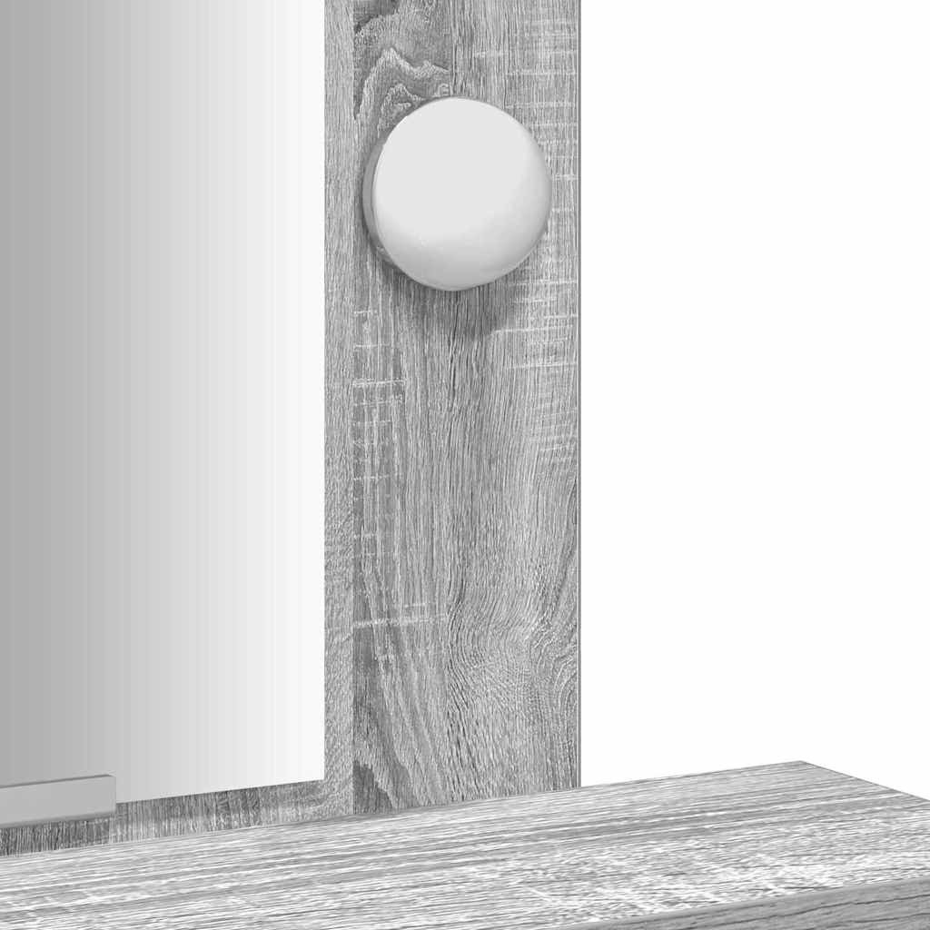 Table de Toilette Gris 50 x 41 x 140 cm Bois d'ingénierie - XIOS