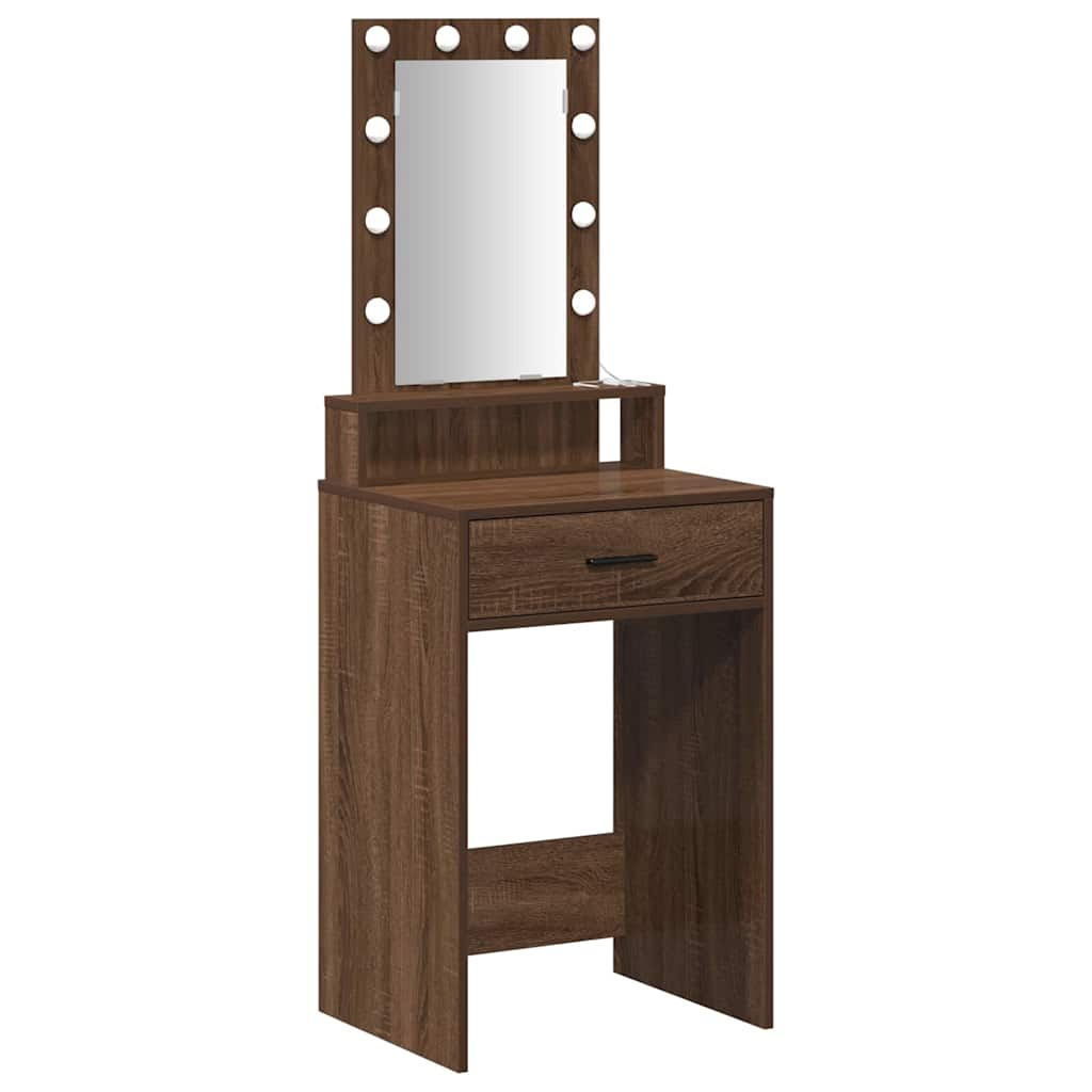 Table de Toilette Marron 50 x 41 x 140 cm Bois d'ingénierie - XIOS