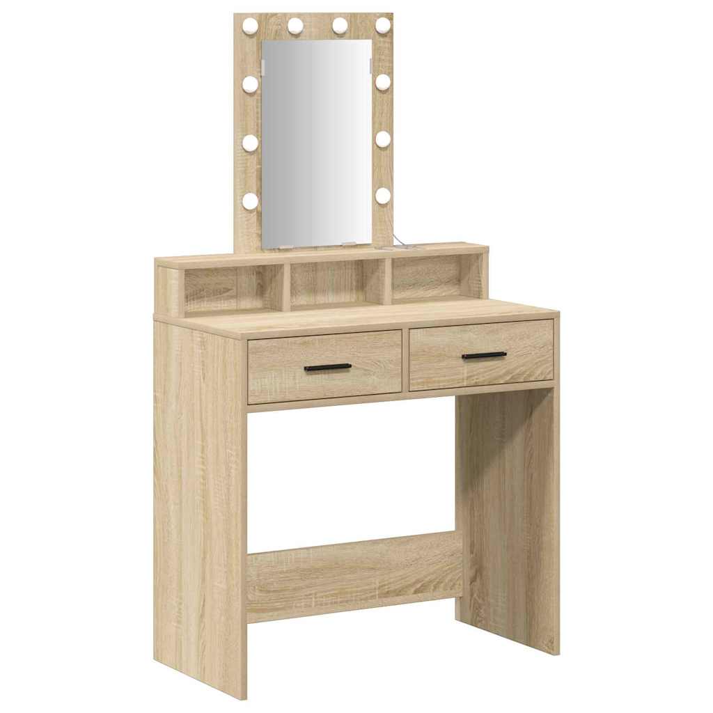 Table de Toilette Marron 79 x 41 x 140 cm Bois d'ingénierie - XIOS