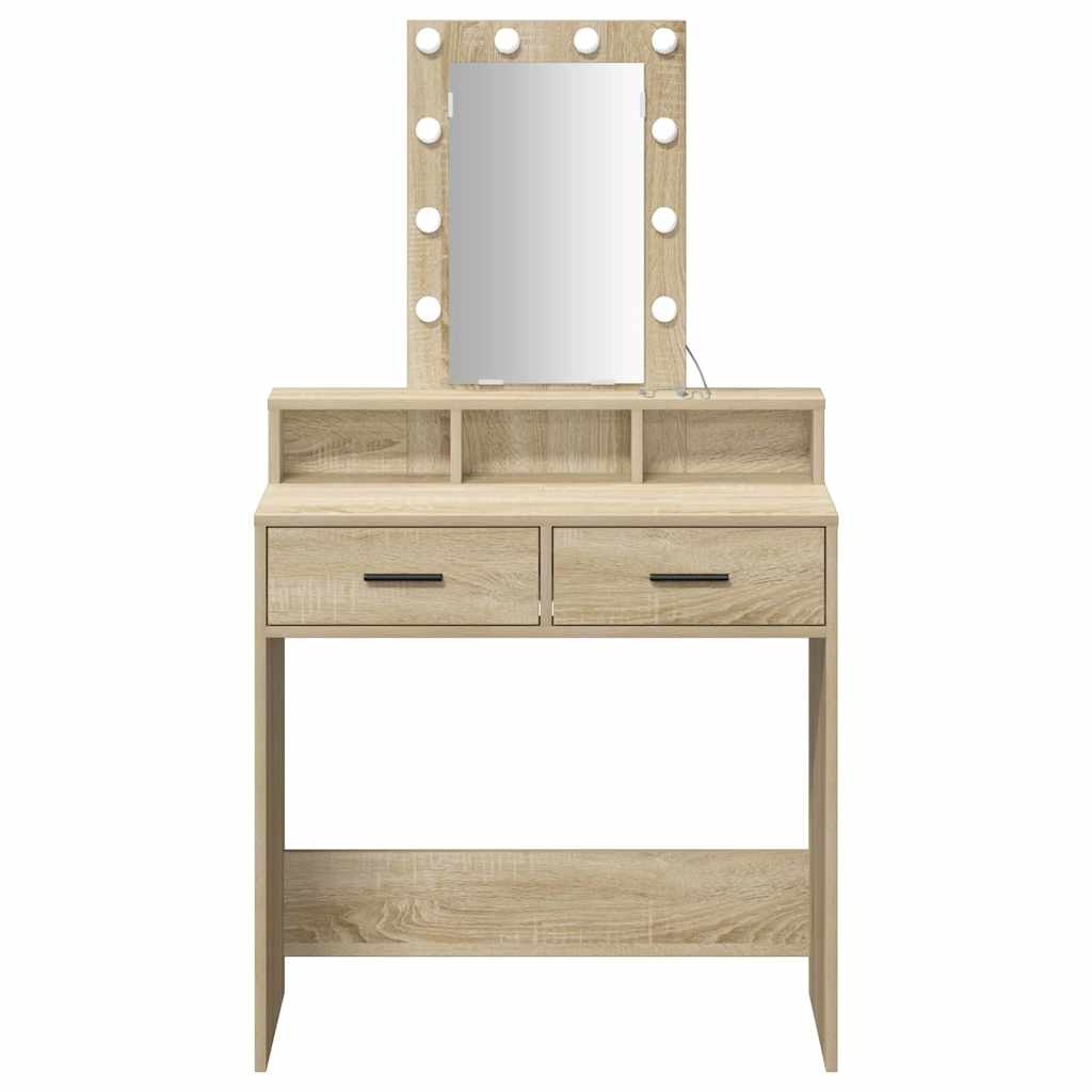 Table de Toilette Marron 79 x 41 x 140 cm Bois d'ingénierie - XIOS