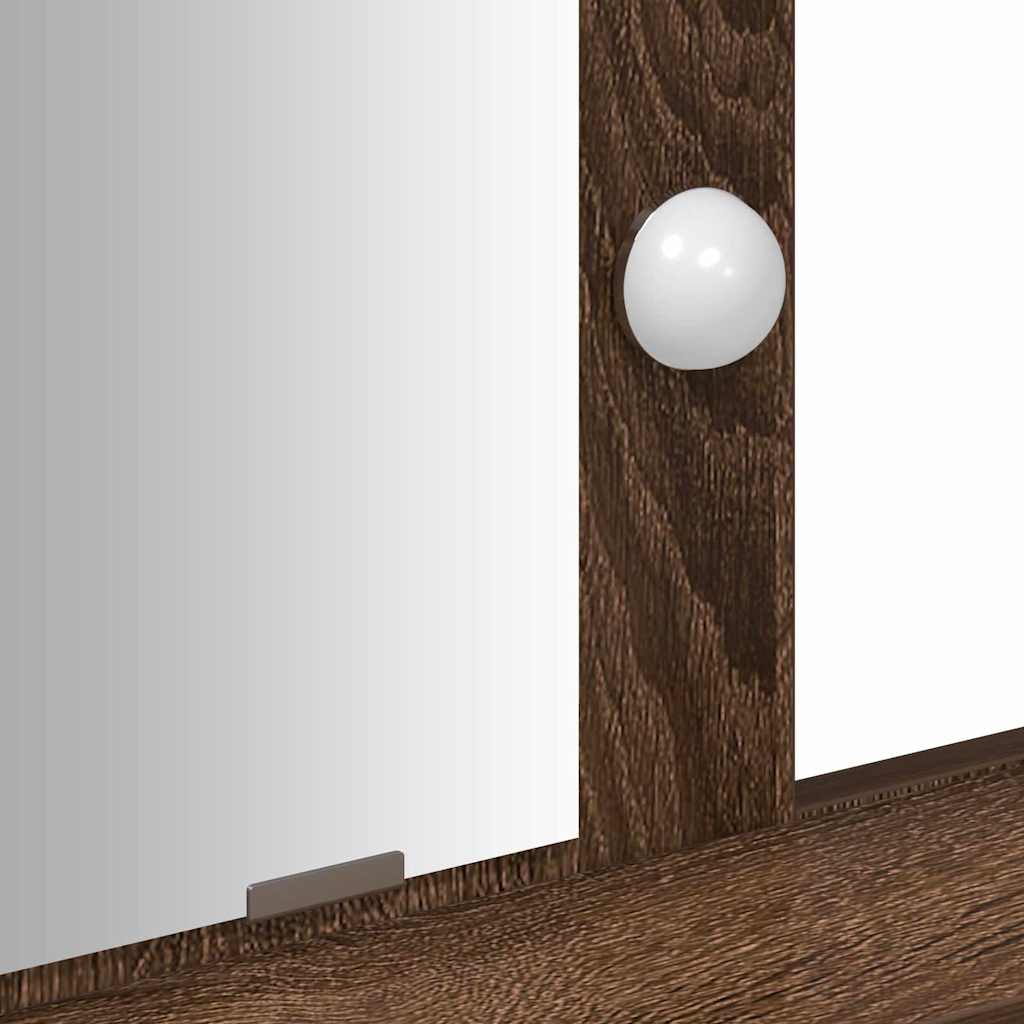 Table de Toilette Marron 79 x 41 x 140 cm Bois d'ingénierie - XIOS