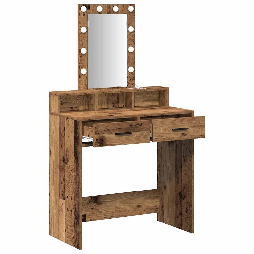 Table de Toilette Marron 79 x 41 x 140 cm Bois d'ingénierie - XIOS