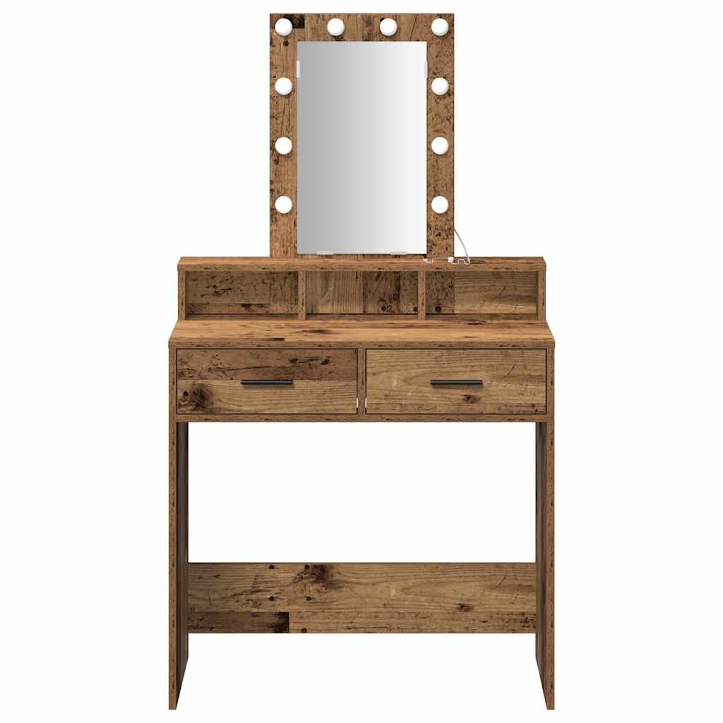 Table de Toilette Marron 79 x 41 x 140 cm Bois d'ingénierie - XIOS