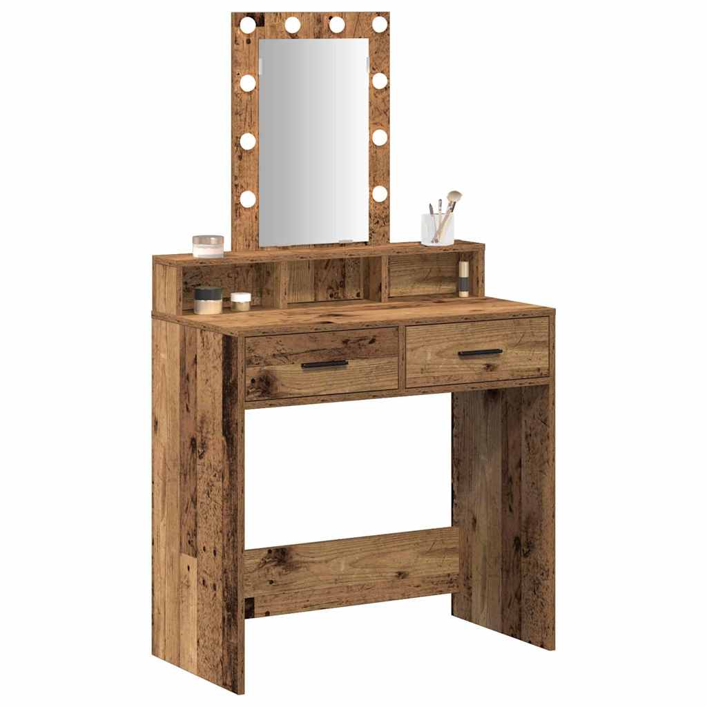 Table de Toilette Marron 79 x 41 x 140 cm Bois d'ingénierie - XIOS