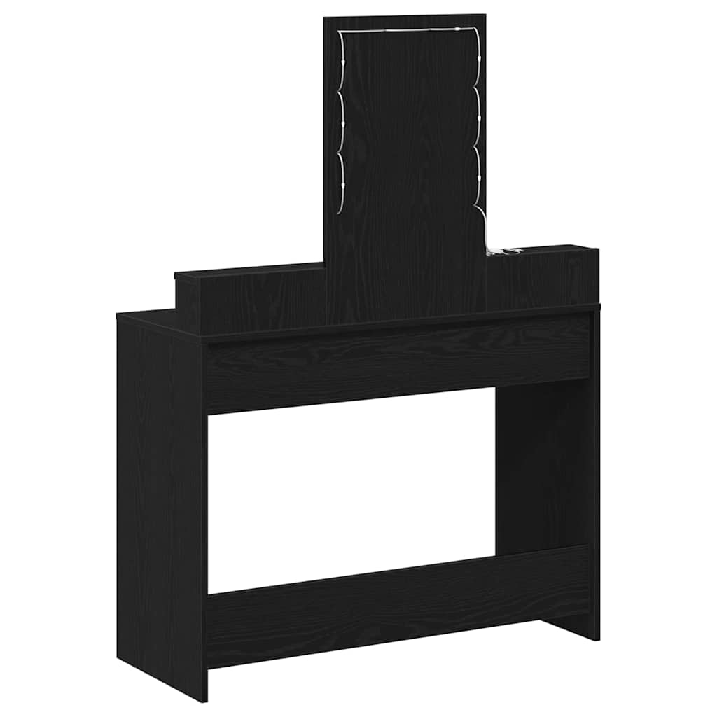 Table de Toilette Noir 100 x 41 x 140 cm Bois d'ingénierie - XIOS