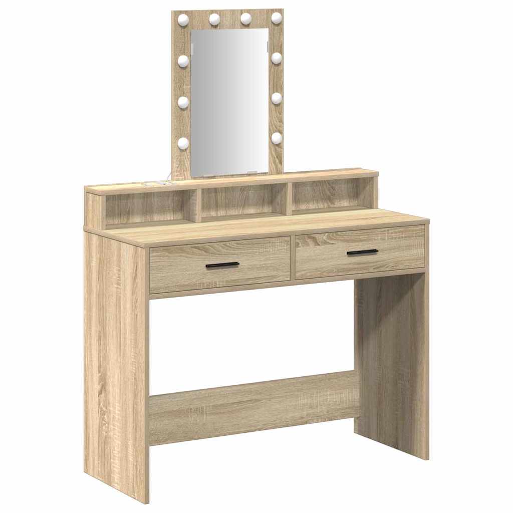 Table de Toilette Marron 100 x 41 x 140 cm Bois d'ingénierie - XIOS