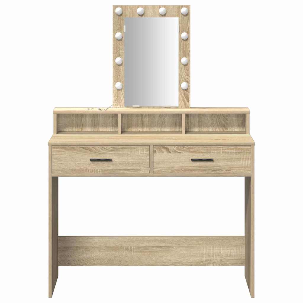 Table de Toilette Marron 100 x 41 x 140 cm Bois d'ingénierie - XIOS