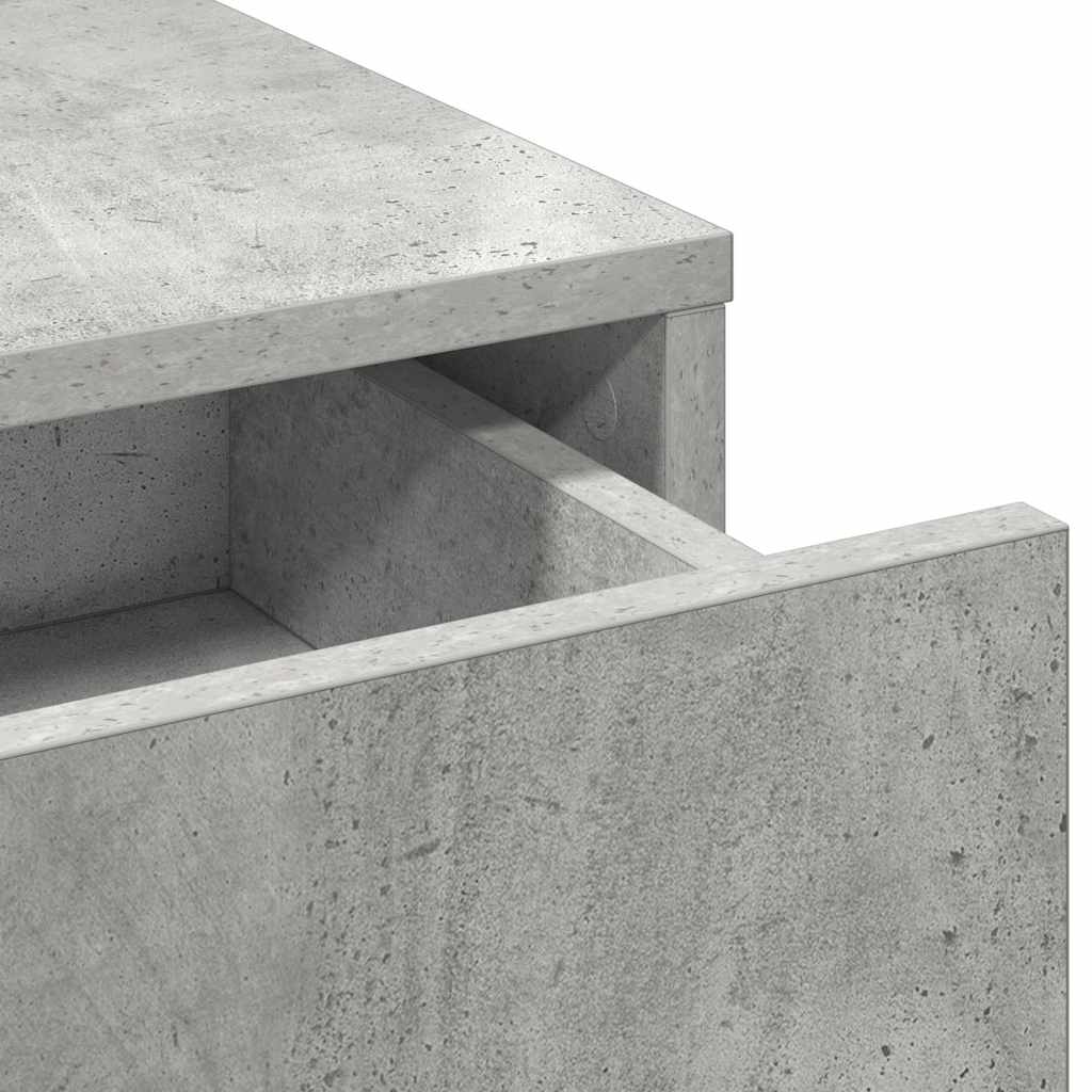 Table de Toilette Gris 100 x 41 x 140 cm Bois d'ingénierie - XIOS