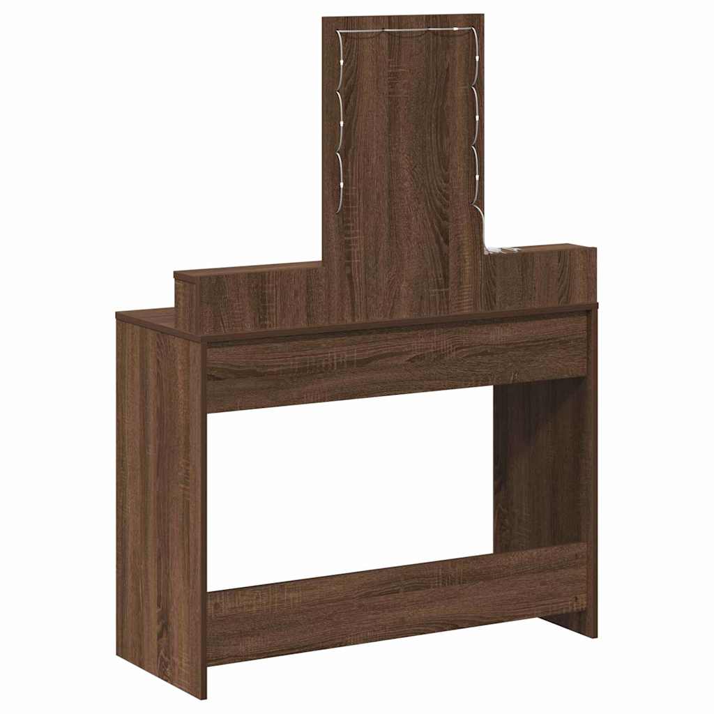 Table de Toilette Marron 100 x 41 x 140 cm Bois d'ingénierie - XIOS