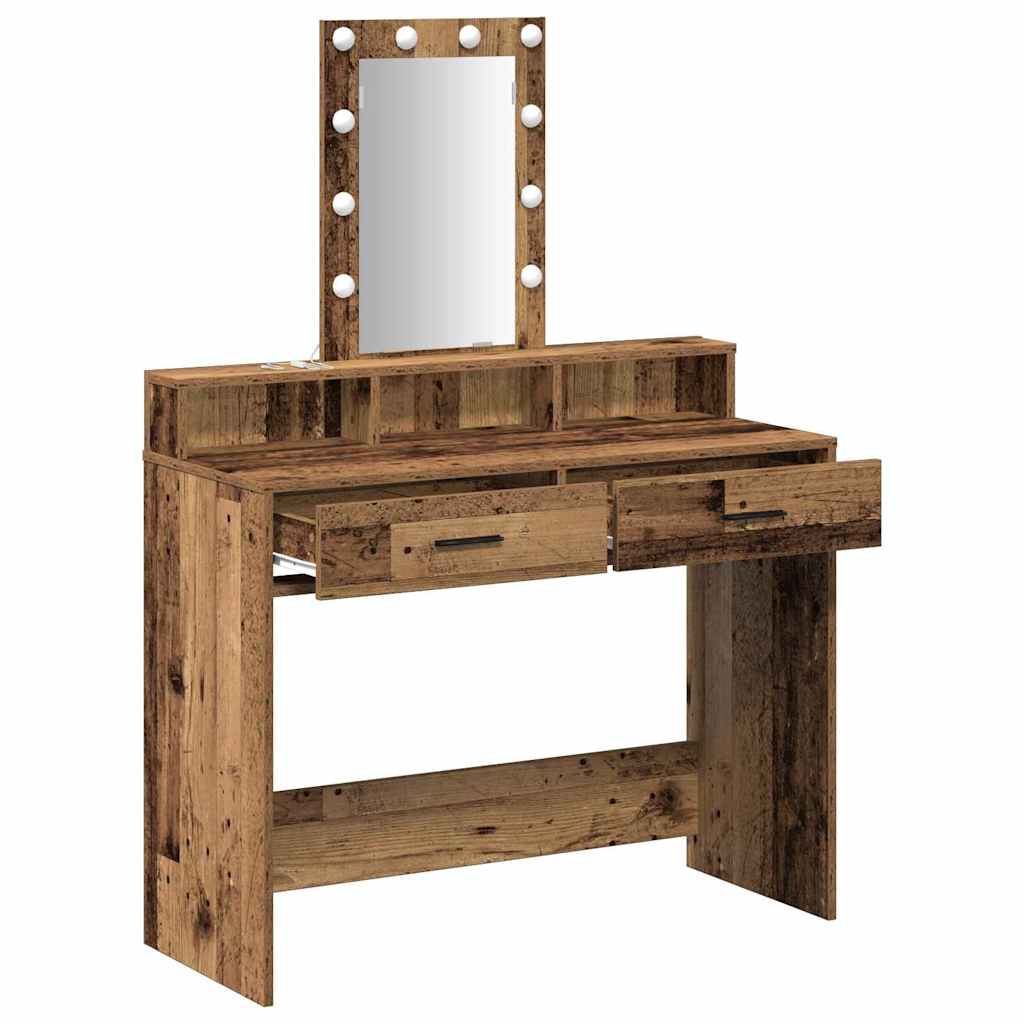 Table de Toilette Marron 100 x 41 x 140 cm Bois d'ingénierie - XIOS