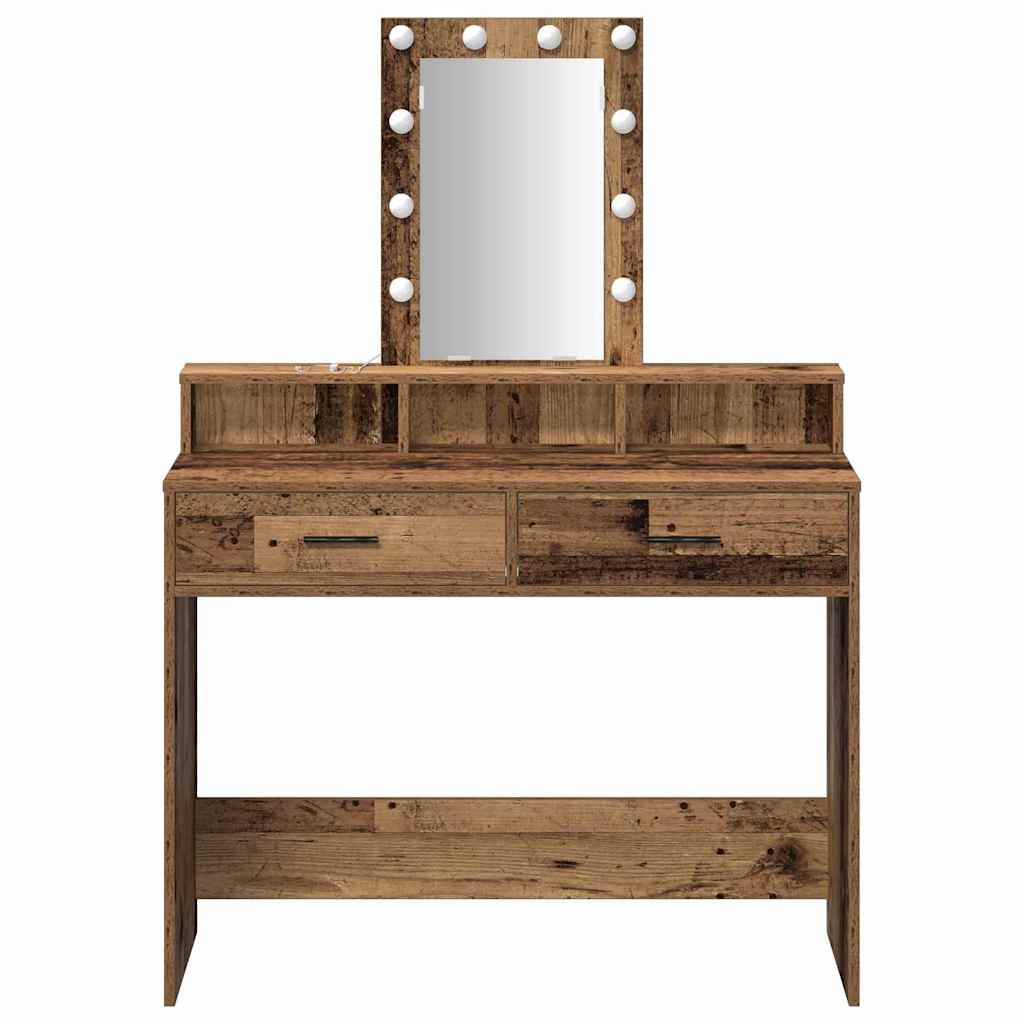 Table de Toilette Marron 100 x 41 x 140 cm Bois d'ingénierie - XIOS