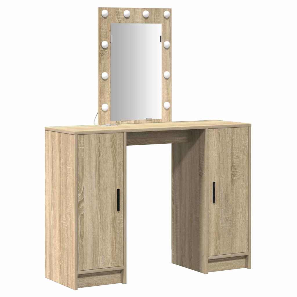 Table de Toilette Marron 102 x 33 x 135 cm Bois d'ingénierie - XIOS