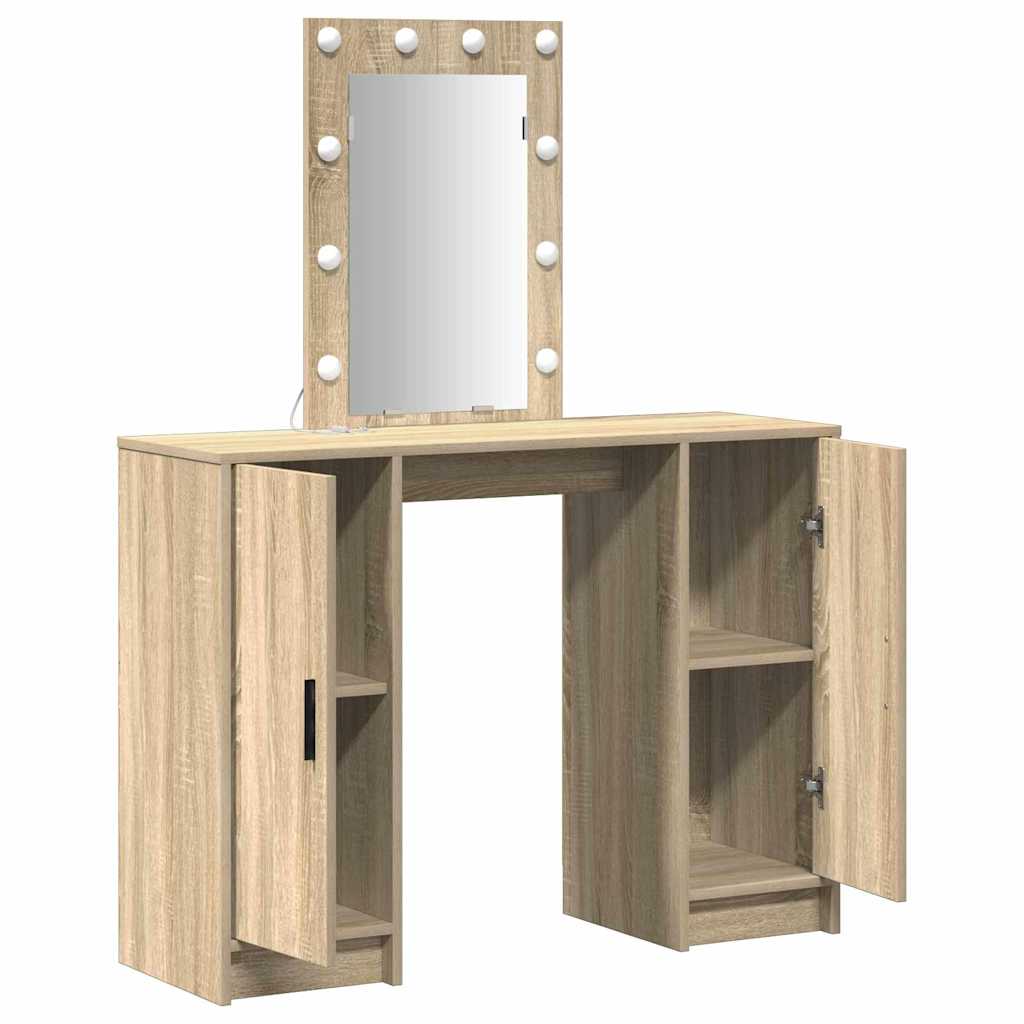 Table de Toilette Marron 102 x 33 x 135 cm Bois d'ingénierie - XIOS