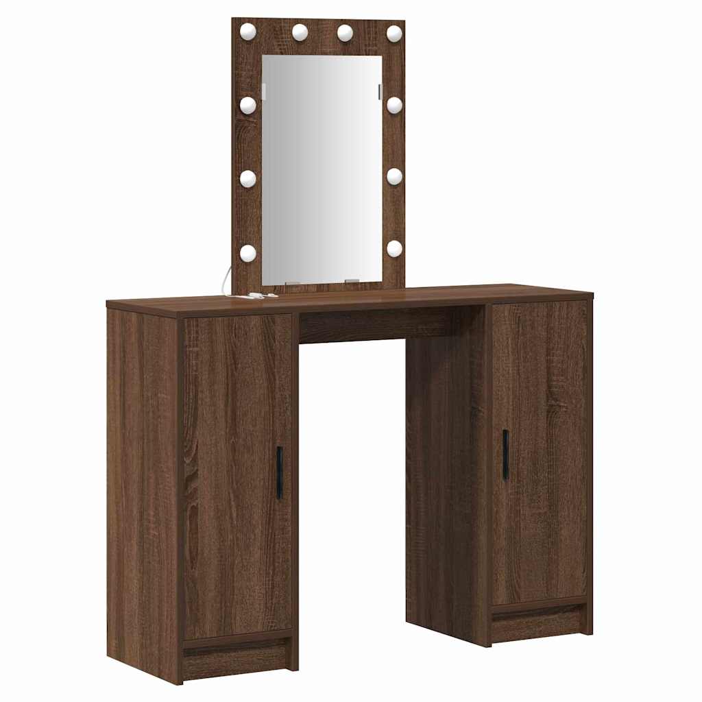 Table de Toilette Marron 102 x 33 x 135 cm Bois d'ingénierie - XIOS
