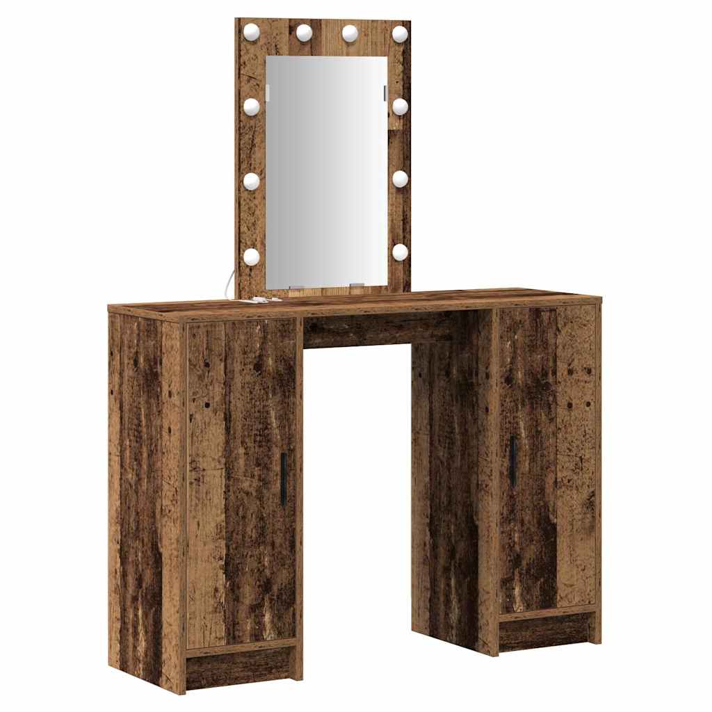 Table de Toilette Marron 102 x 33 x 135 cm Bois d'ingénierie - XIOS