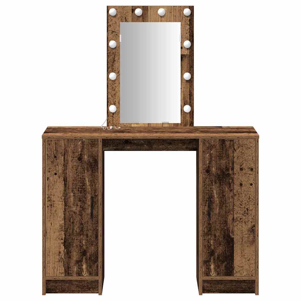 Table de Toilette Marron 102 x 33 x 135 cm Bois d'ingénierie - XIOS