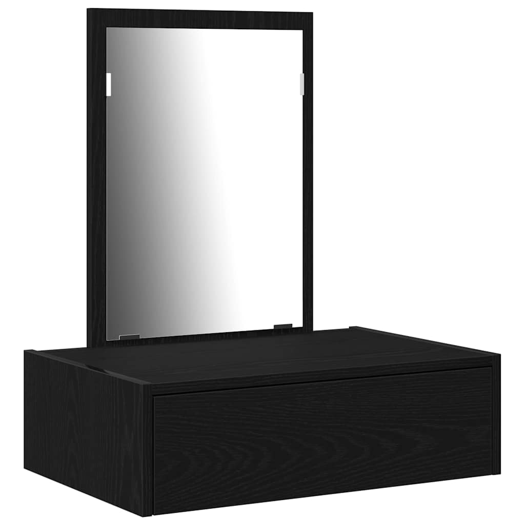 Table de Toilette Noir 60 x 40 x 70 cm Bois d'ingénierie - XIOS