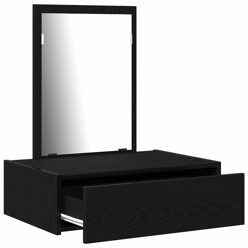 Table de Toilette Noir 60 x 40 x 70 cm Bois d'ingénierie - XIOS