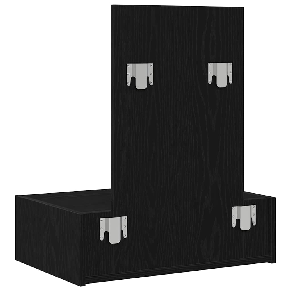 Table de Toilette Noir 60 x 40 x 70 cm Bois d'ingénierie - XIOS