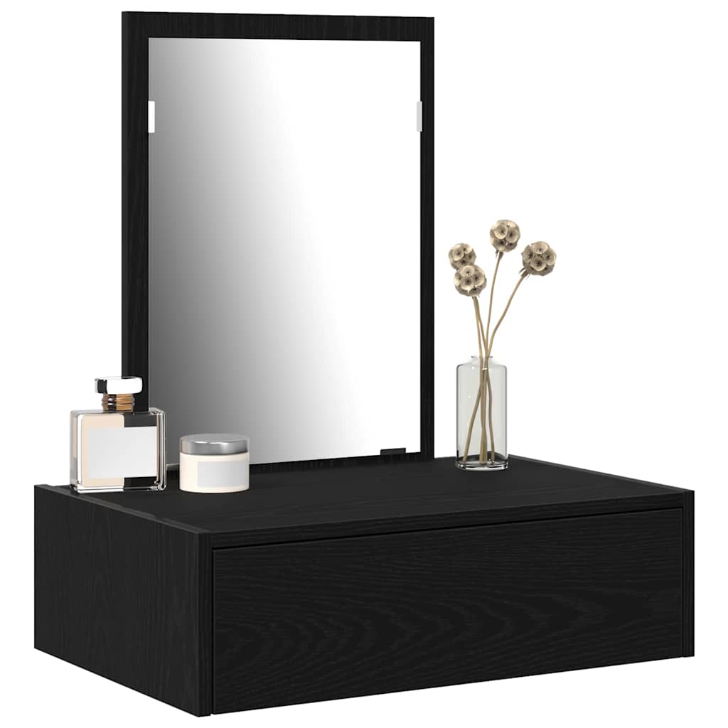 Table de Toilette Noir 60 x 40 x 70 cm Bois d'ingénierie - XIOS