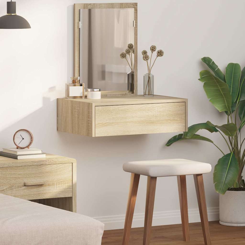 Table de Toilette Marron 60 x 40 x 70 cm Bois d'ingénierie - XIOS