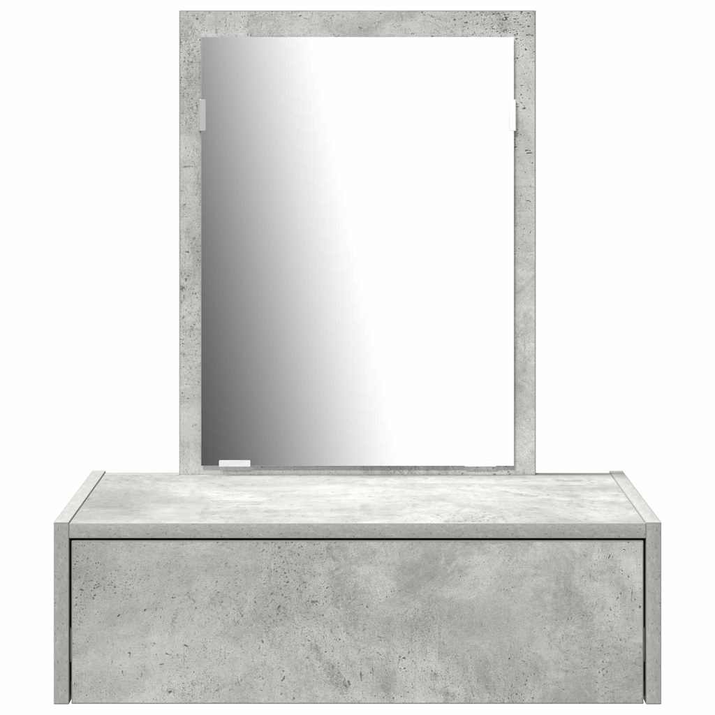 Table de Toilette Gris 60 x 40 x 70 cm Bois d'ingénierie - XIOS