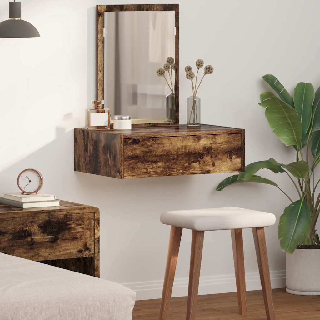 Table de Toilette Marron 60 x 40 x 70 cm Bois d'ingénierie - XIOS