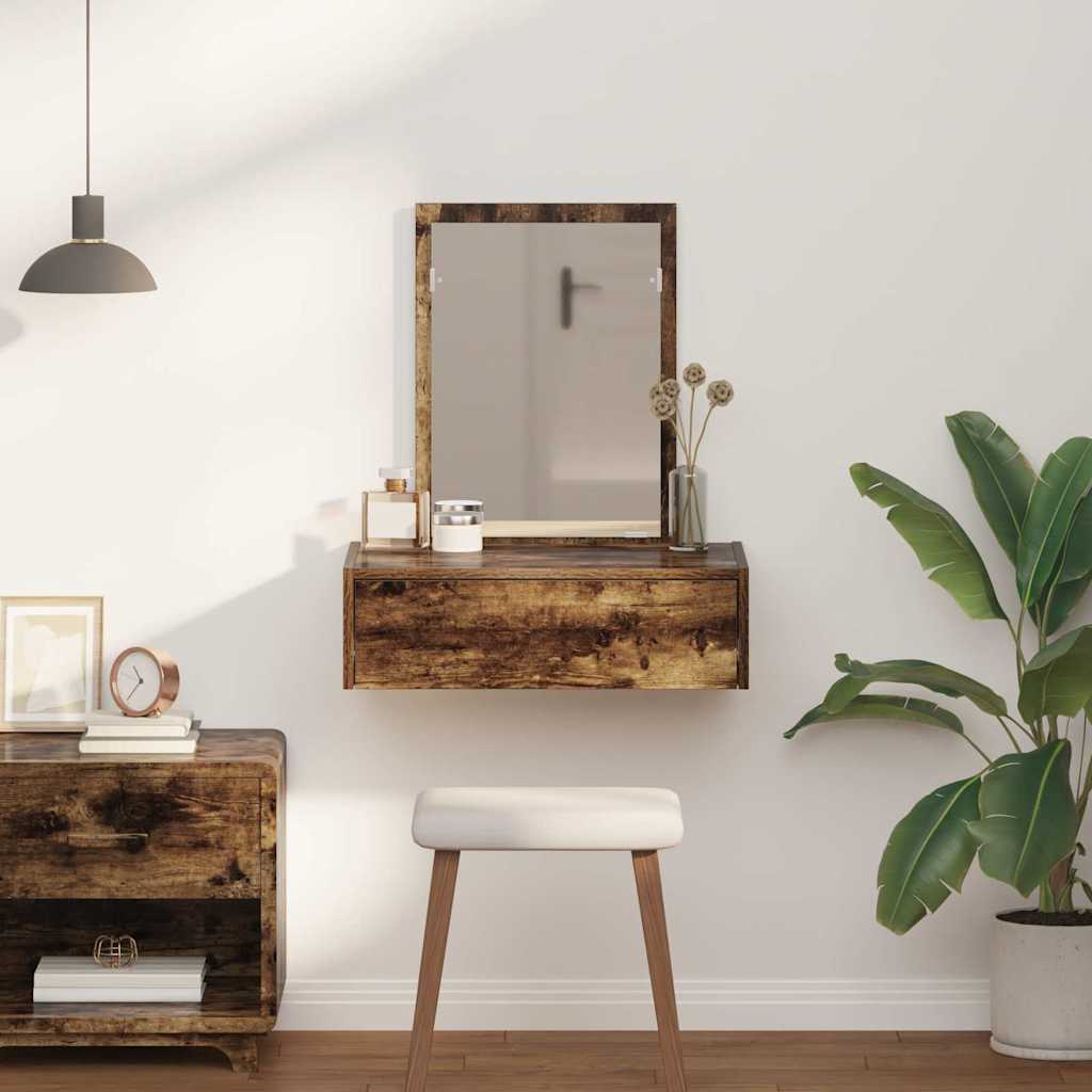 Table de Toilette Marron 60 x 40 x 70 cm Bois d'ingénierie - XIOS