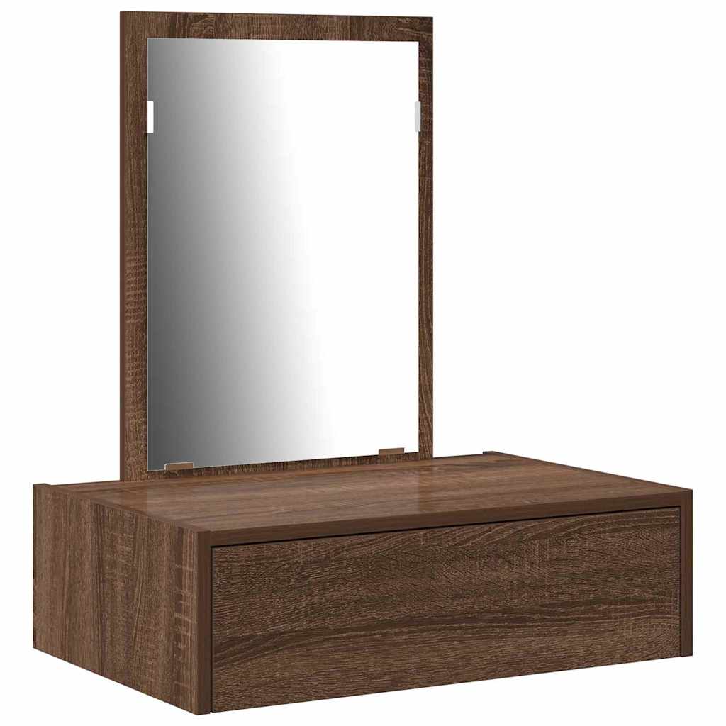 Table de Toilette Marron 60 x 40 x 70 cm Bois d'ingénierie - XIOS