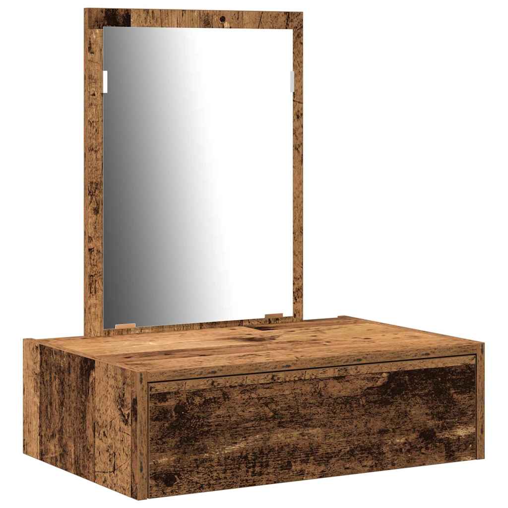 Table de Toilette Marron 60 x 40 x 70 cm Bois d'ingénierie - XIOS