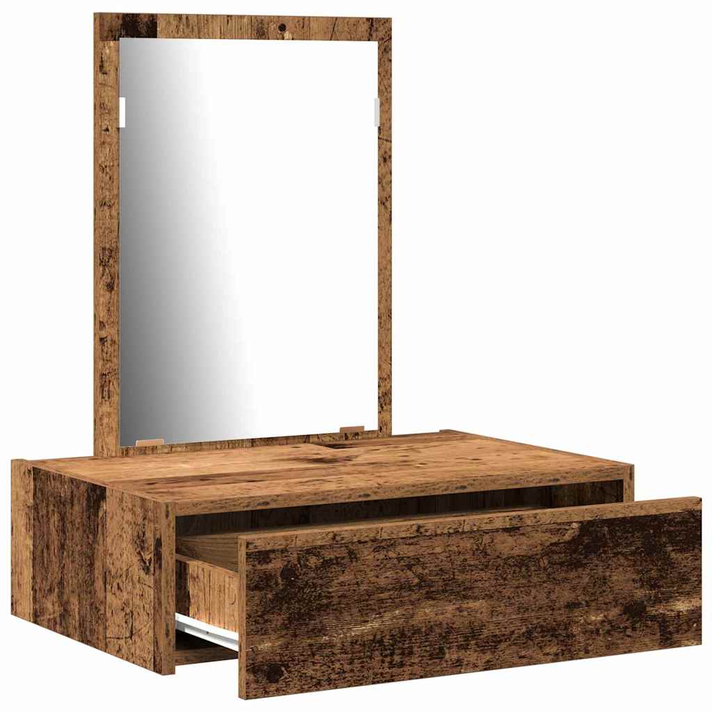 Table de Toilette Marron 60 x 40 x 70 cm Bois d'ingénierie - XIOS