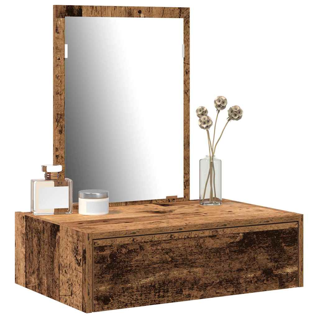 Table de Toilette Marron 60 x 40 x 70 cm Bois d'ingénierie - XIOS