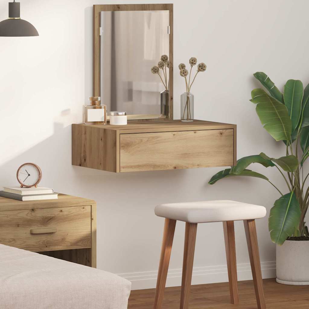Table de Toilette Marron 60 x 40 x 70 cm Bois d'ingénierie - XIOS